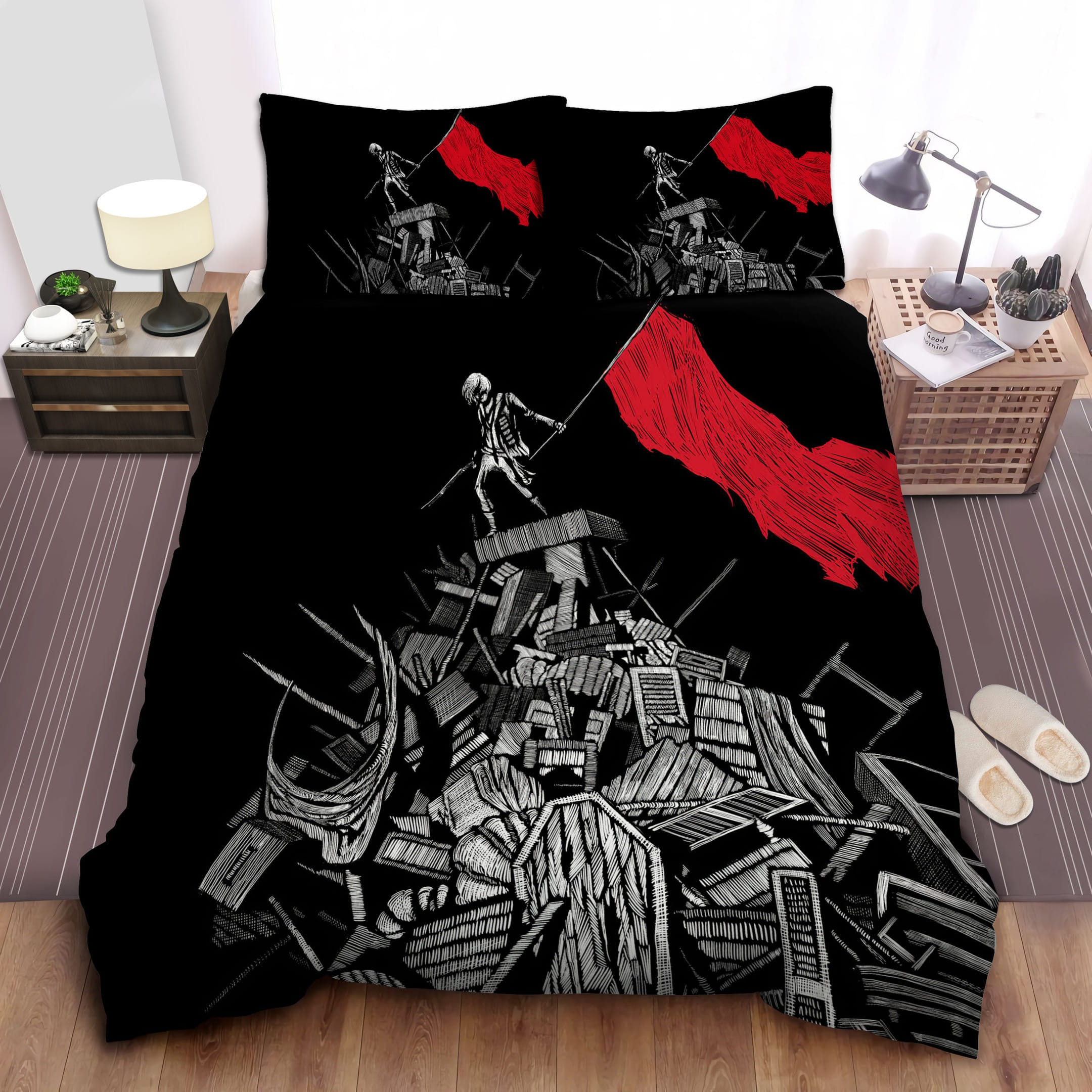 Evolution Flag Bedding Sets, Flatsheet Gift For Christmas, Thanksgiving, Halloween
