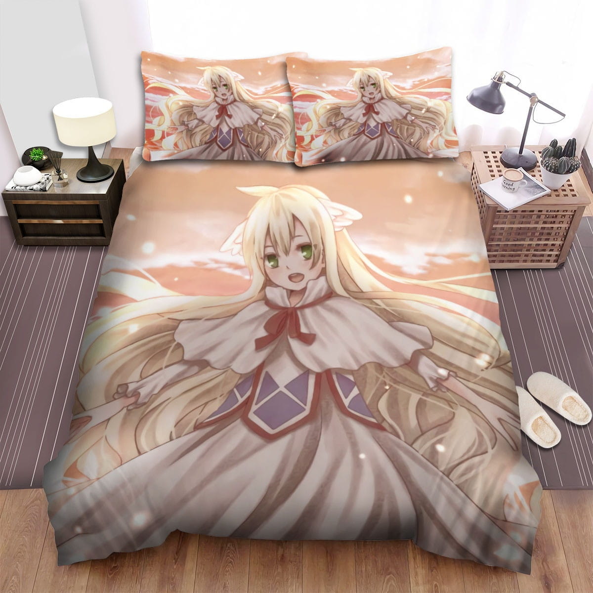 Fairy Tail Mavis Bedding Sets, Flatsheet Gift For Christmas, Thanksgiving, Halloween