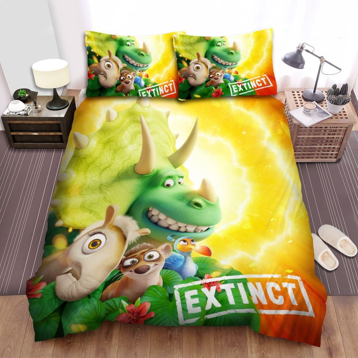 Extinct Movie Poster 5 Bedding Sets, Flatsheet Gift For Christmas, Thanksgiving, Halloween