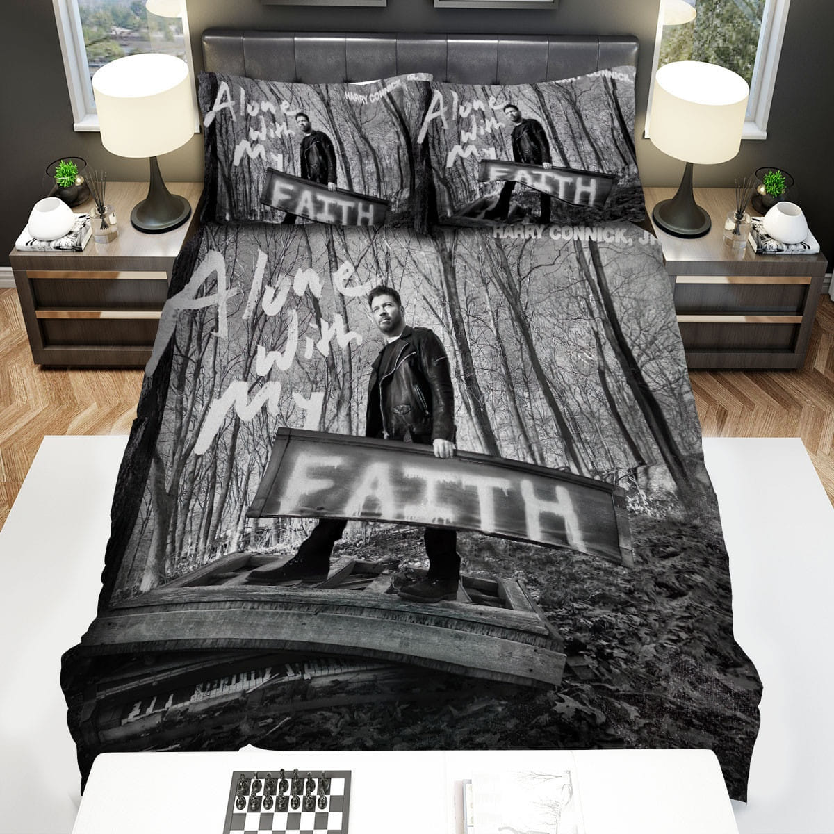 Faith Harry Connick Jr Decorative Bedding Sets with Duvet Cover, Flatsheet, Pillowcases