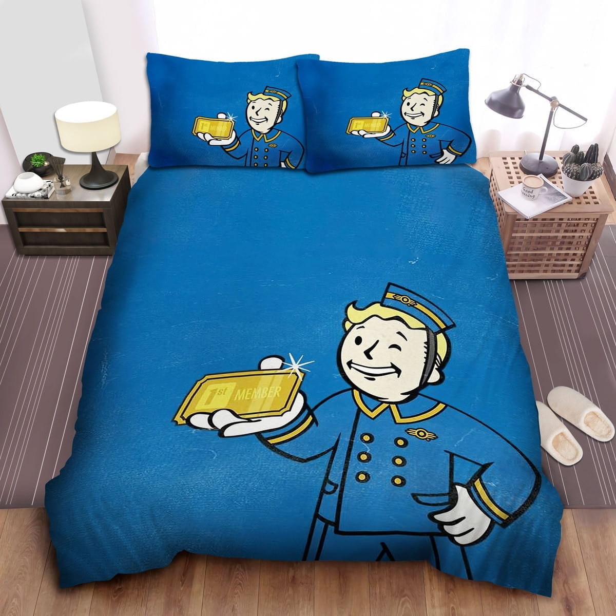 Fallout First Member Bedding Sets Duvet Cover, Flatsheet, Pillowcases Perfect Gift For Fans