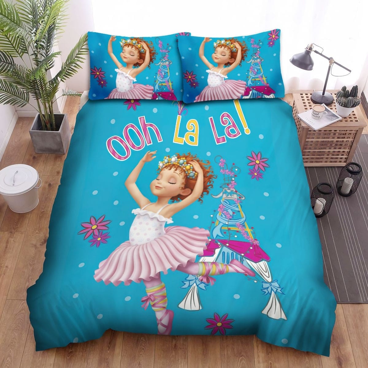 Fancy Nancy Ballet Dancing Bedding Sets, Flatsheet Gift For Wife, Husband, Besties