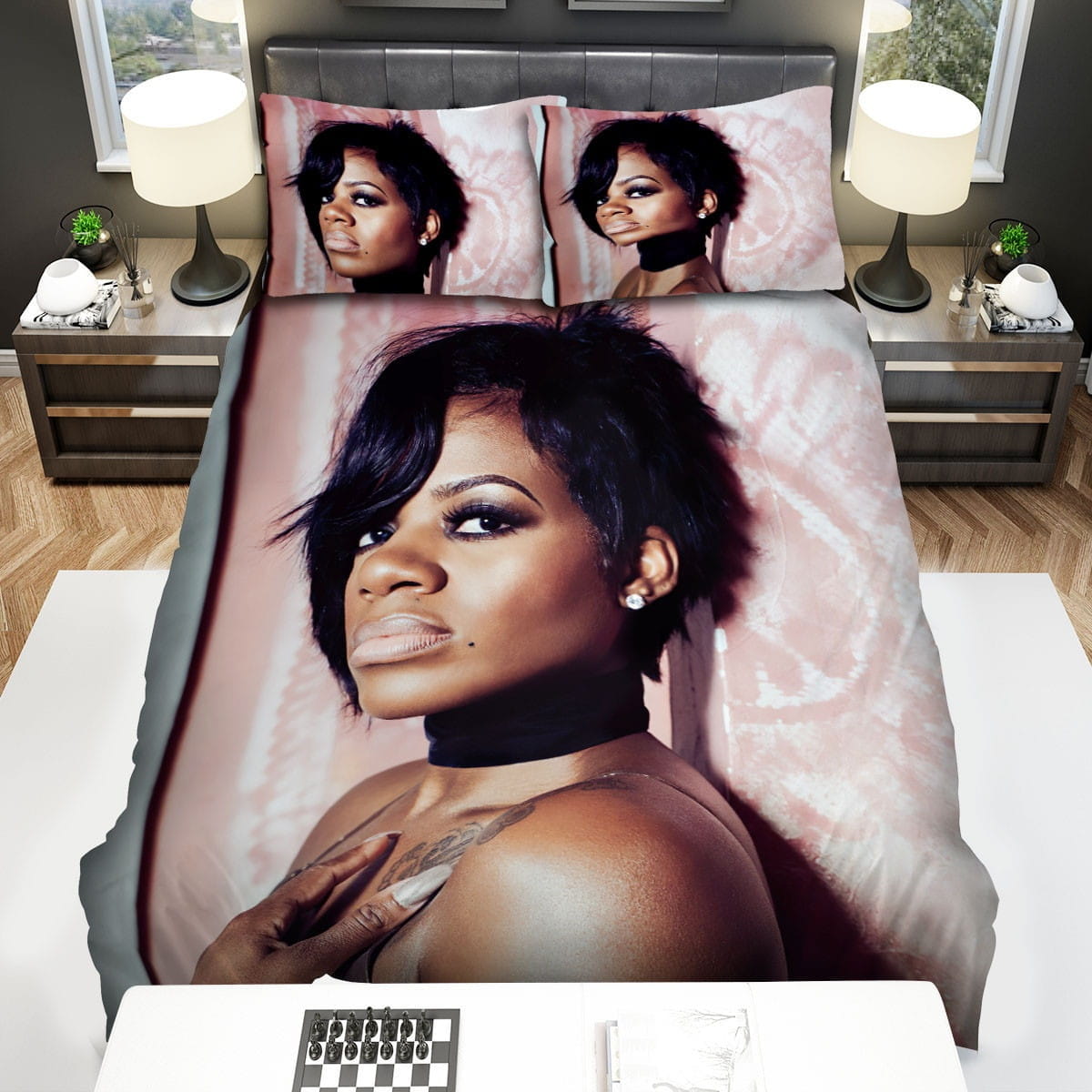 Fantasia Barrino Bedding Sets, Flatsheet Gift For Wife, Husband, Besties