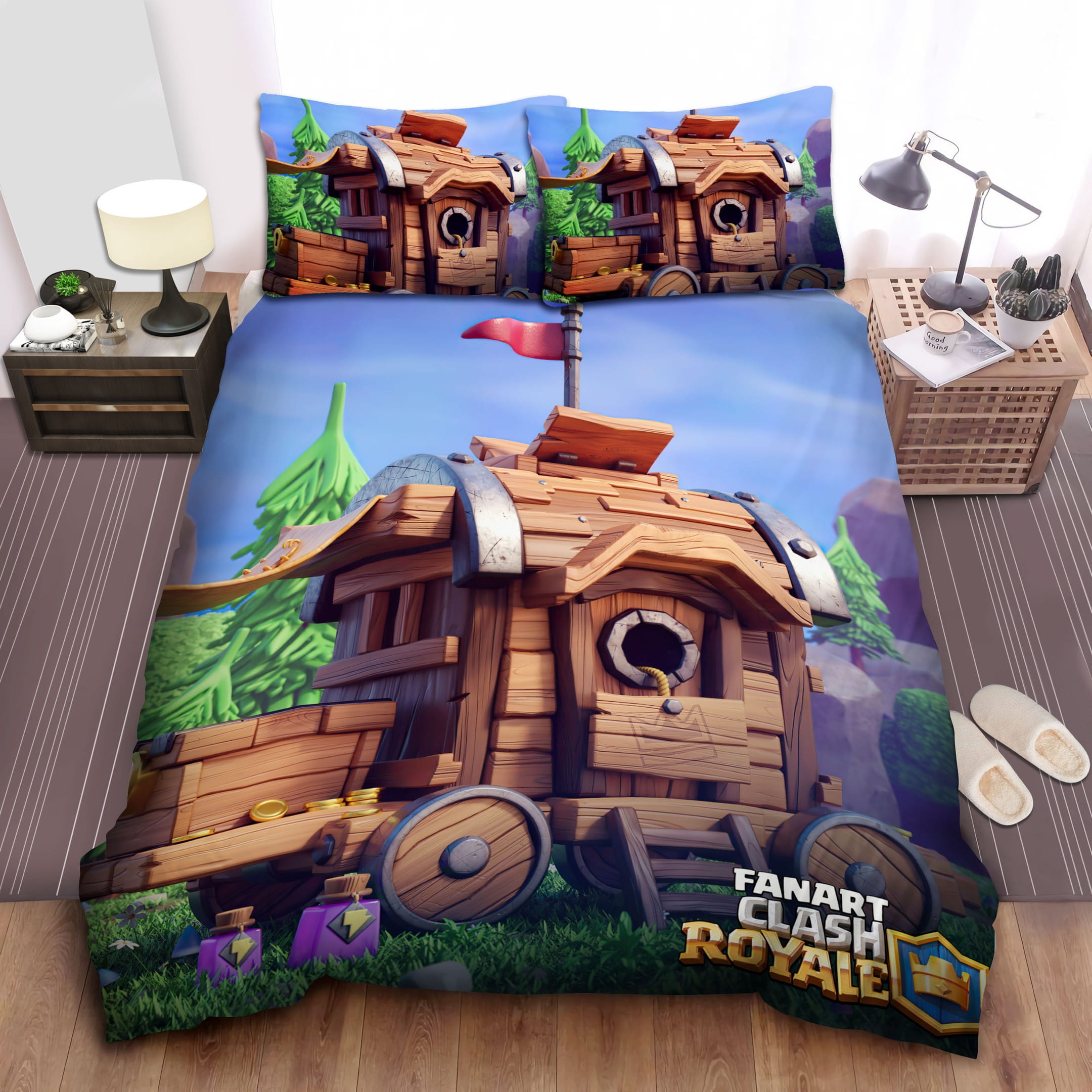 Fanart Decorative Bedding Sets with Duvet Cover, Flatsheet, Pillowcases