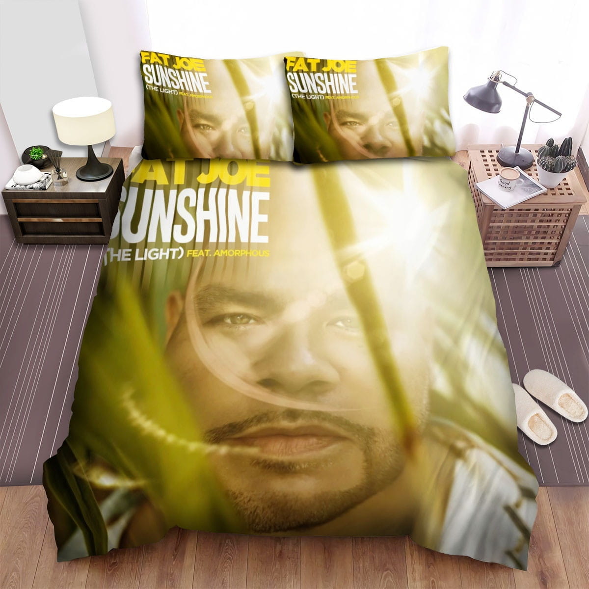 Fat Joe Sunshine Bedding Sets Duvet Cover, Flatsheet, Pillowcases Perfect Gift For Fans