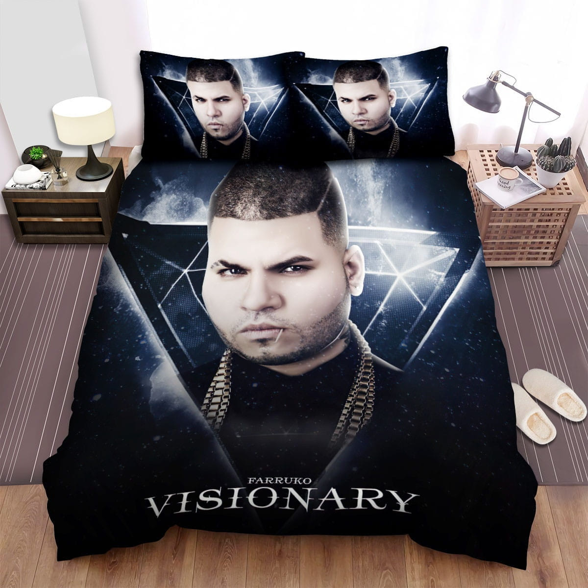Farruko Visionary Mind Bedding Sets Duvet Cover, Flatsheet, Pillowcase For Your Lover