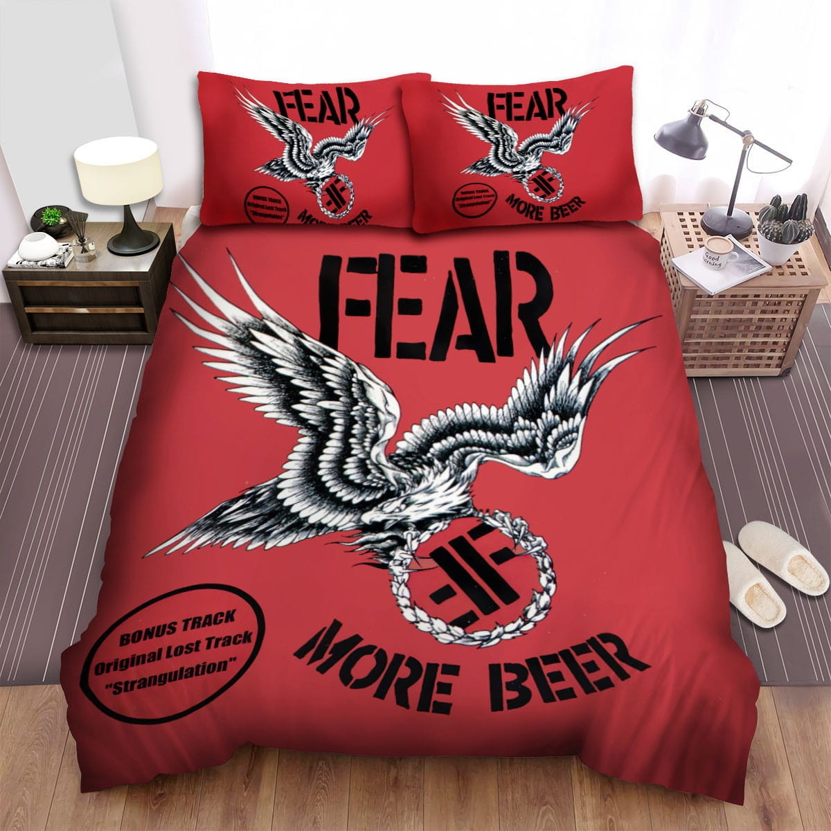 Fear Band More Beer Bedding Sets, Flatsheet Gift For Wife, Husband, Besties