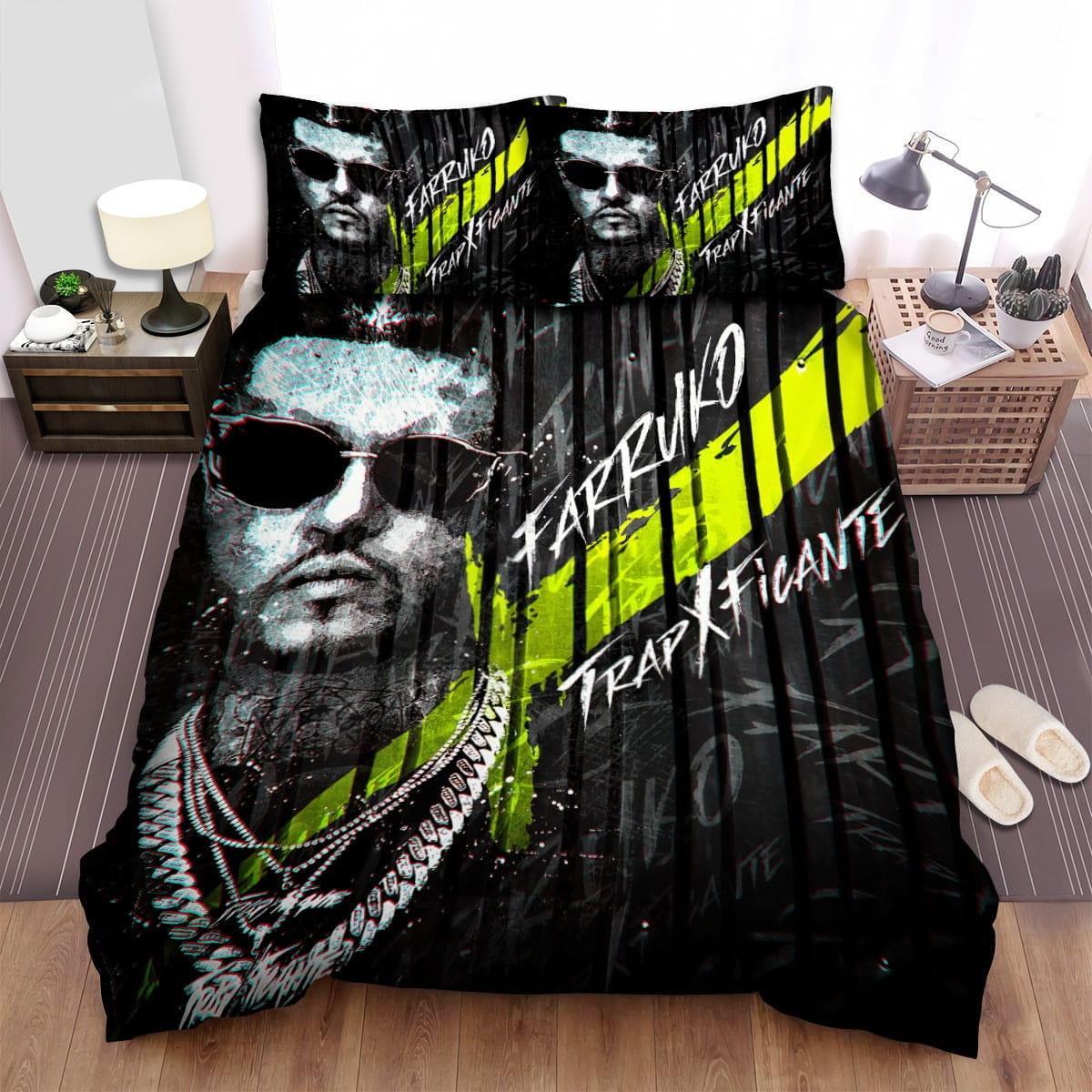 Farruko Decorative Bedding Sets with Duvet Cover, Flatsheet, Pillowcases