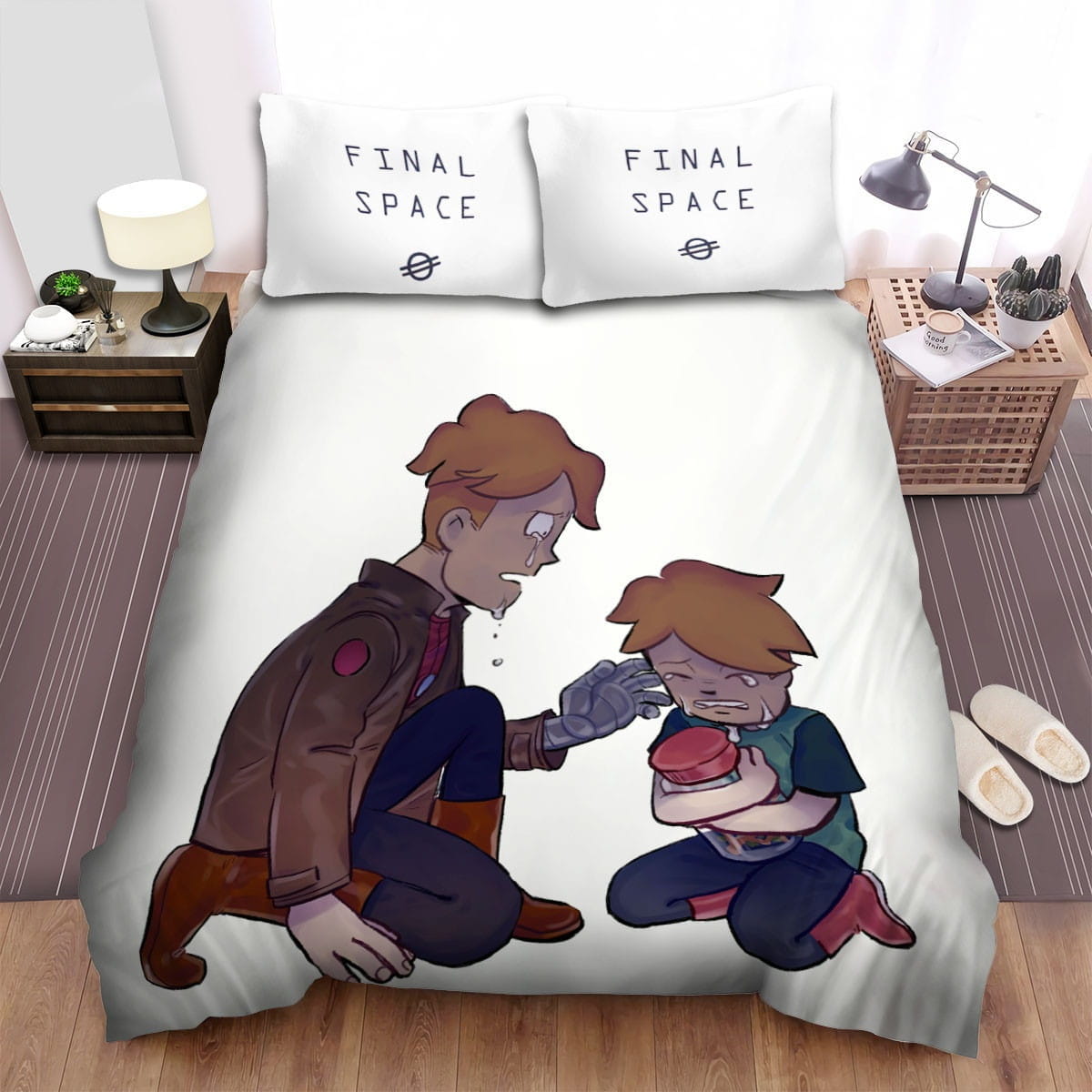Final Space Crying Gary Bedding Sets Duvet Cover, Flatsheet, Pillowcases Perfect Gift For Fans