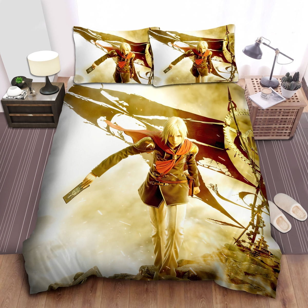 Final Fantasy Agito Decorative Bedding Sets with Duvet Cover, Flatsheet, Pillowcases