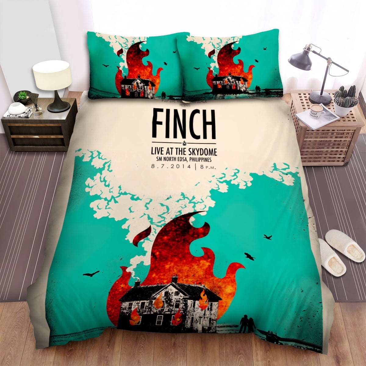 Finch Poster Bedding Sets Duvet Cover, Flatsheet, Pillowcase For Your Lover