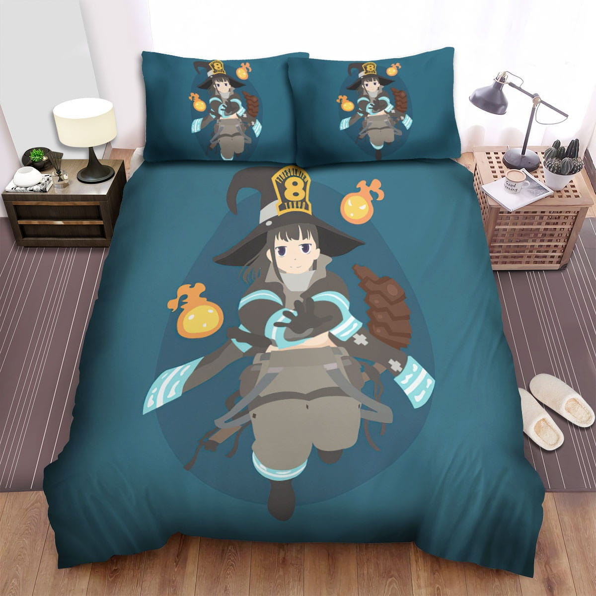 Fire Force Anime Art 32 Bedding Sets Duvet Cover, Flatsheet, Pillowcase For Your Lover