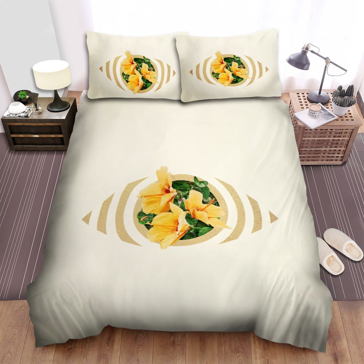 Fkj Flower Bedding Set, Gift For Christmas, Birthday, Thanksgiving
