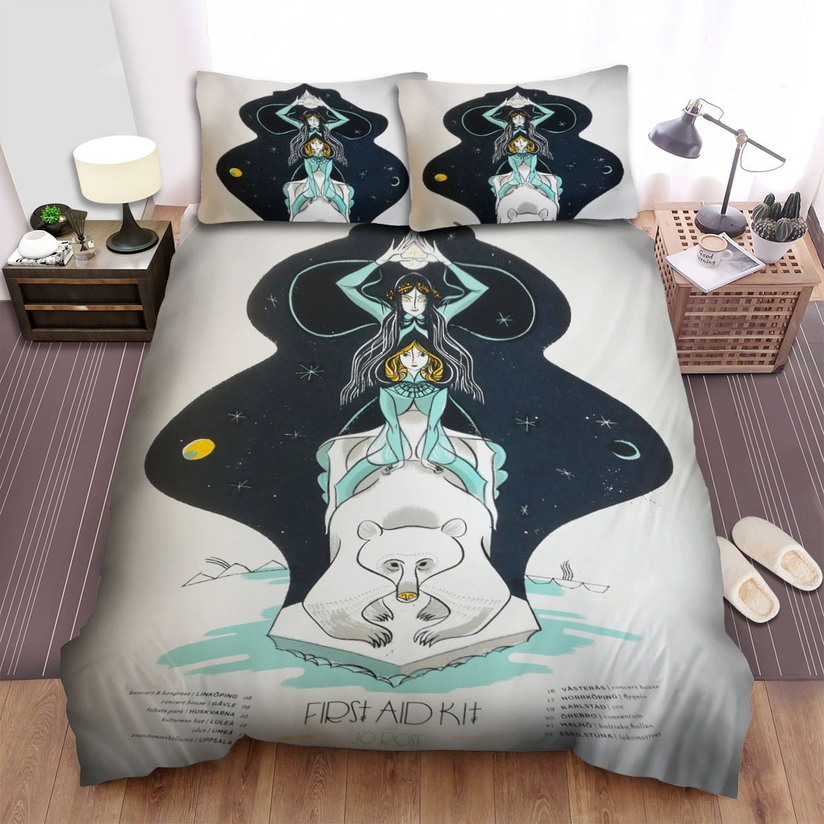 First Aid Kit Polarbear Bedding Sets Duvet Cover, Flatsheet, Pillowcases Perfect Gift For Fans