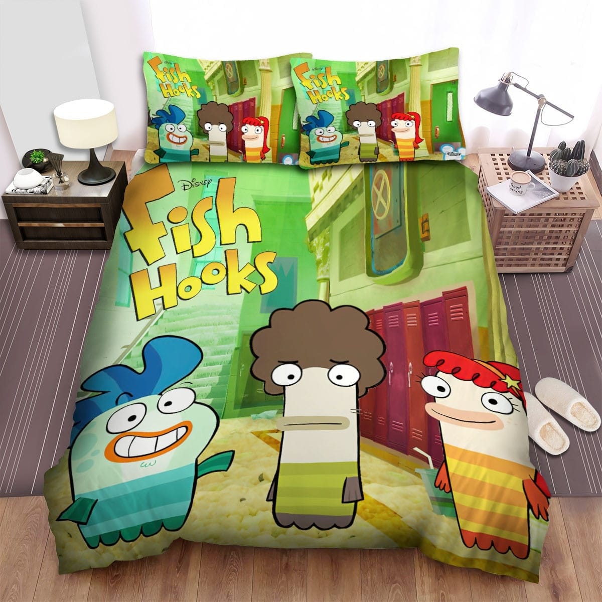 Fish Hooks Group Image Bedding Sets Duvet Cover, Flatsheet, Pillowcase For Your Lover