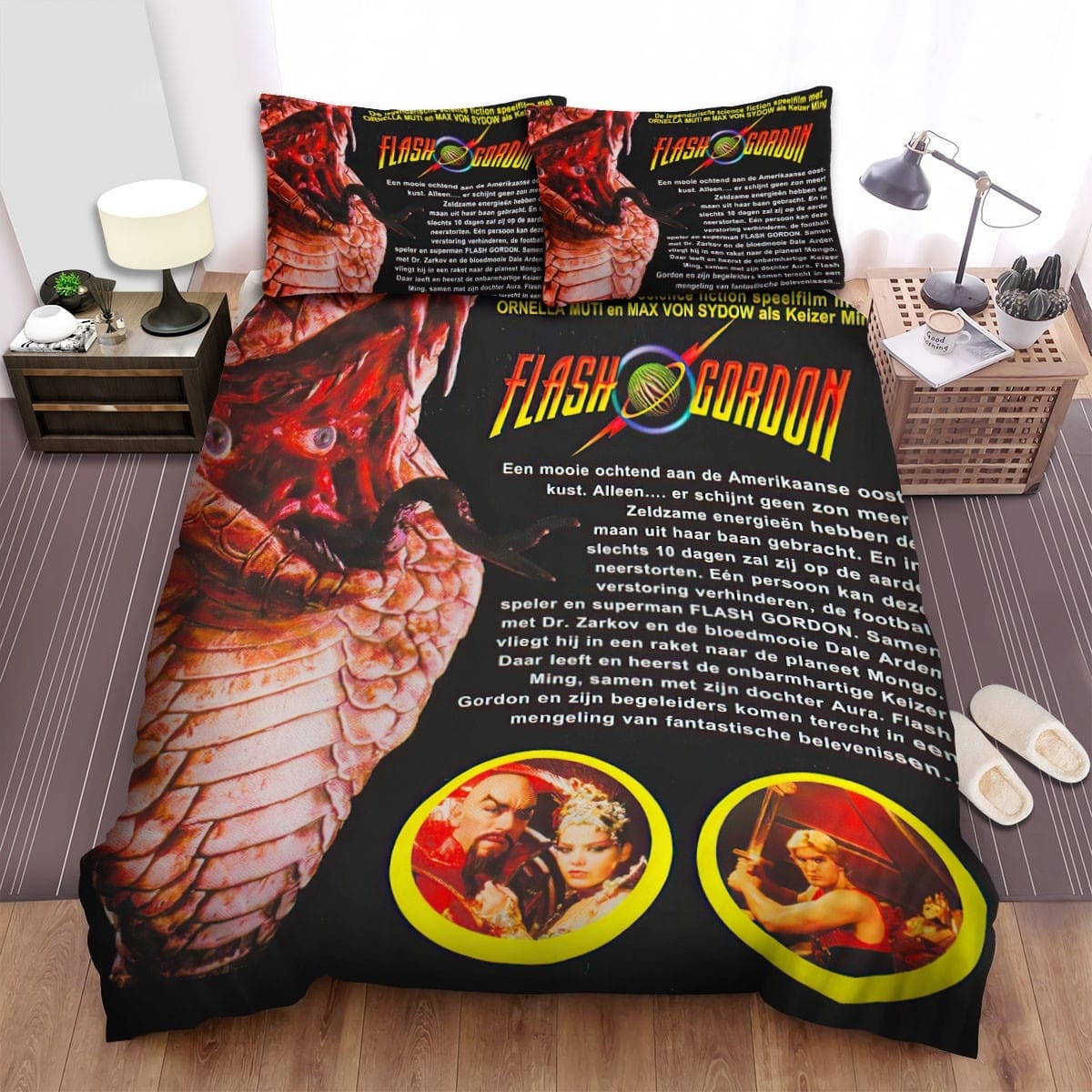 Flash Gordon Rcv Disc Bedding Sets Duvet Cover, Flatsheet, Pillowcase For Your Lover