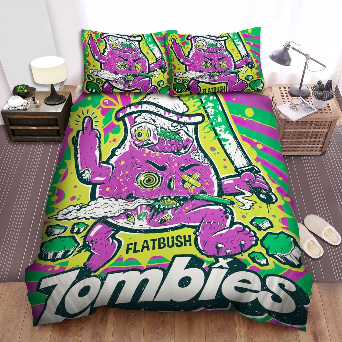 Flatbush Zombies Bedding Sets, Flatsheet Gift For Wife, Husband, Besties