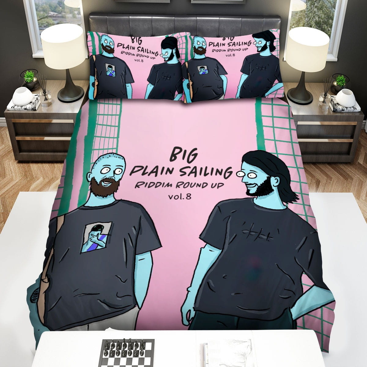 Floor Band Bedding Sets Duvet Cover, Flatsheet, Pillowcase For Your Lover