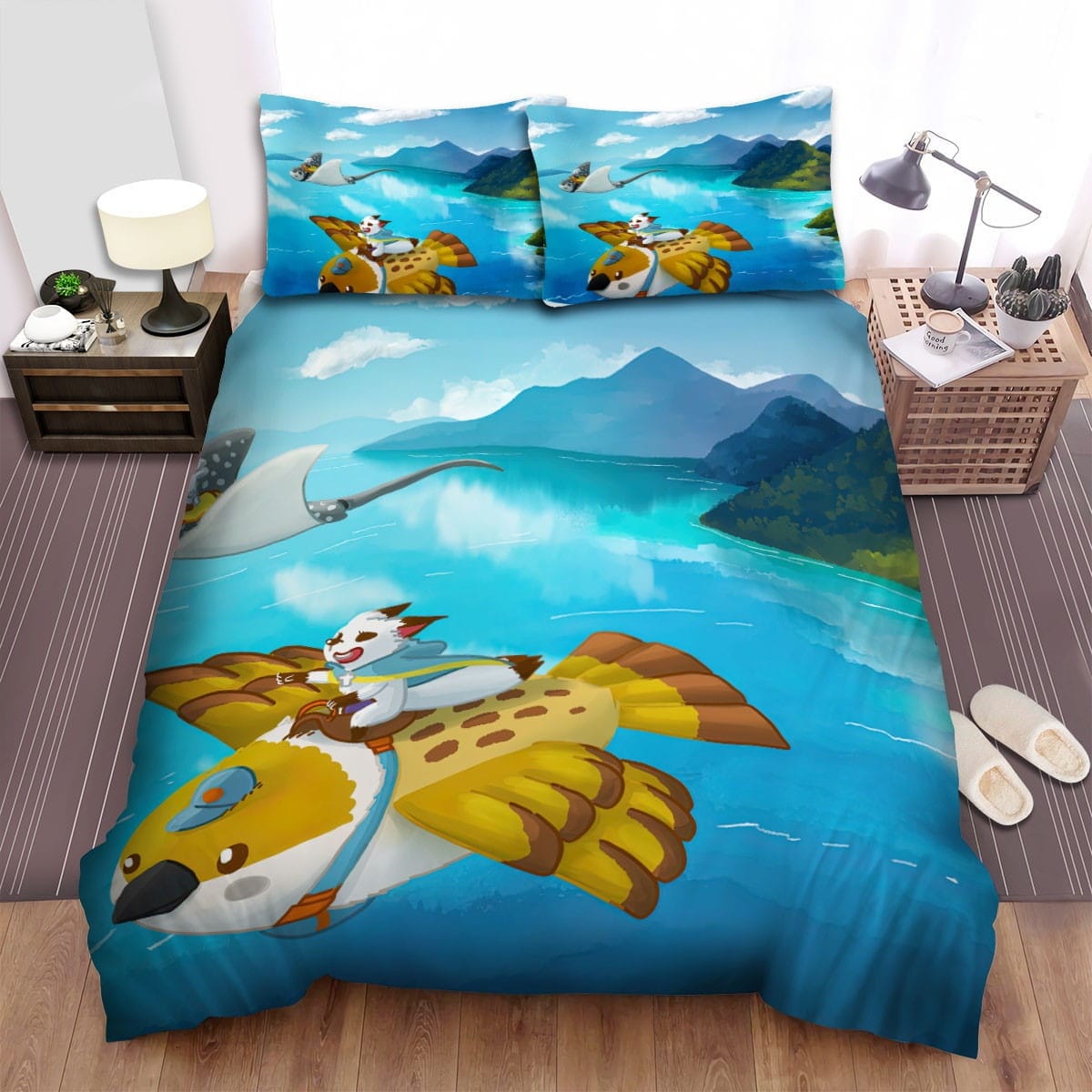 Flying On The Sparrow Bedding Sets Duvet Cover, Flatsheet, Pillowcases For Every Bedroom