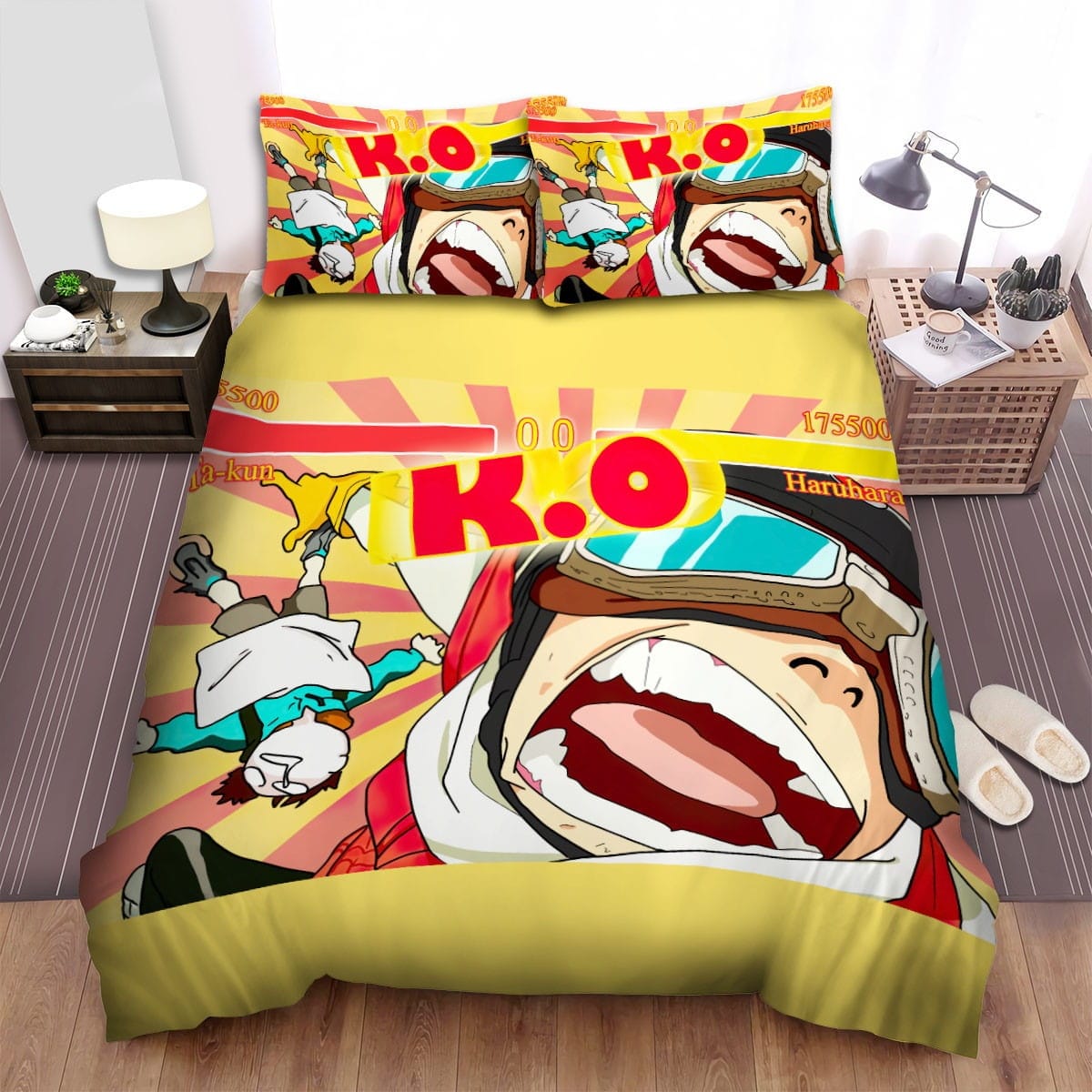 Flcl Takun Haruhara Ko Bedding Sets Duvet Cover, Flatsheet, Pillowcases For Every Bedroom