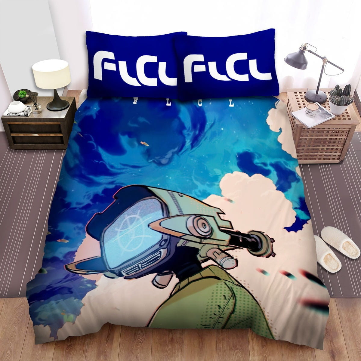 Flcl Robot Sky Bedding Sets Duvet Cover, Flatsheet, Pillowcases For Every Bedroom