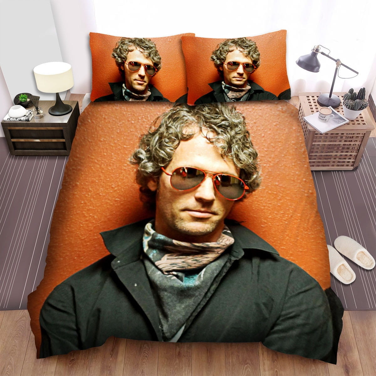 Floor Band Bedding Sets, Flatsheet Gift For Wife, Husband, Besties
