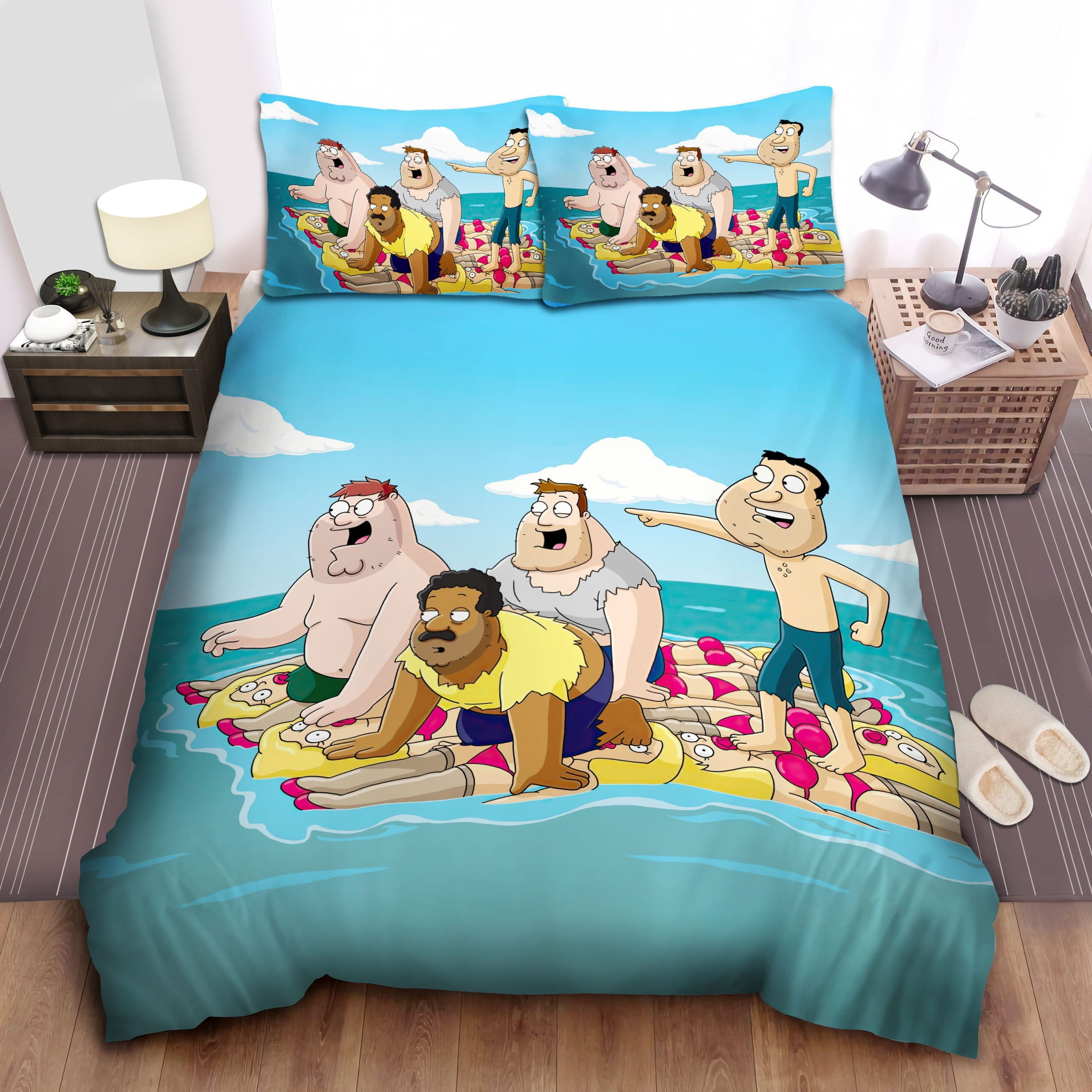 Floating By Sex Dolls Decorative Bedding Sets with Duvet Cover, Flatsheet, Pillowcases