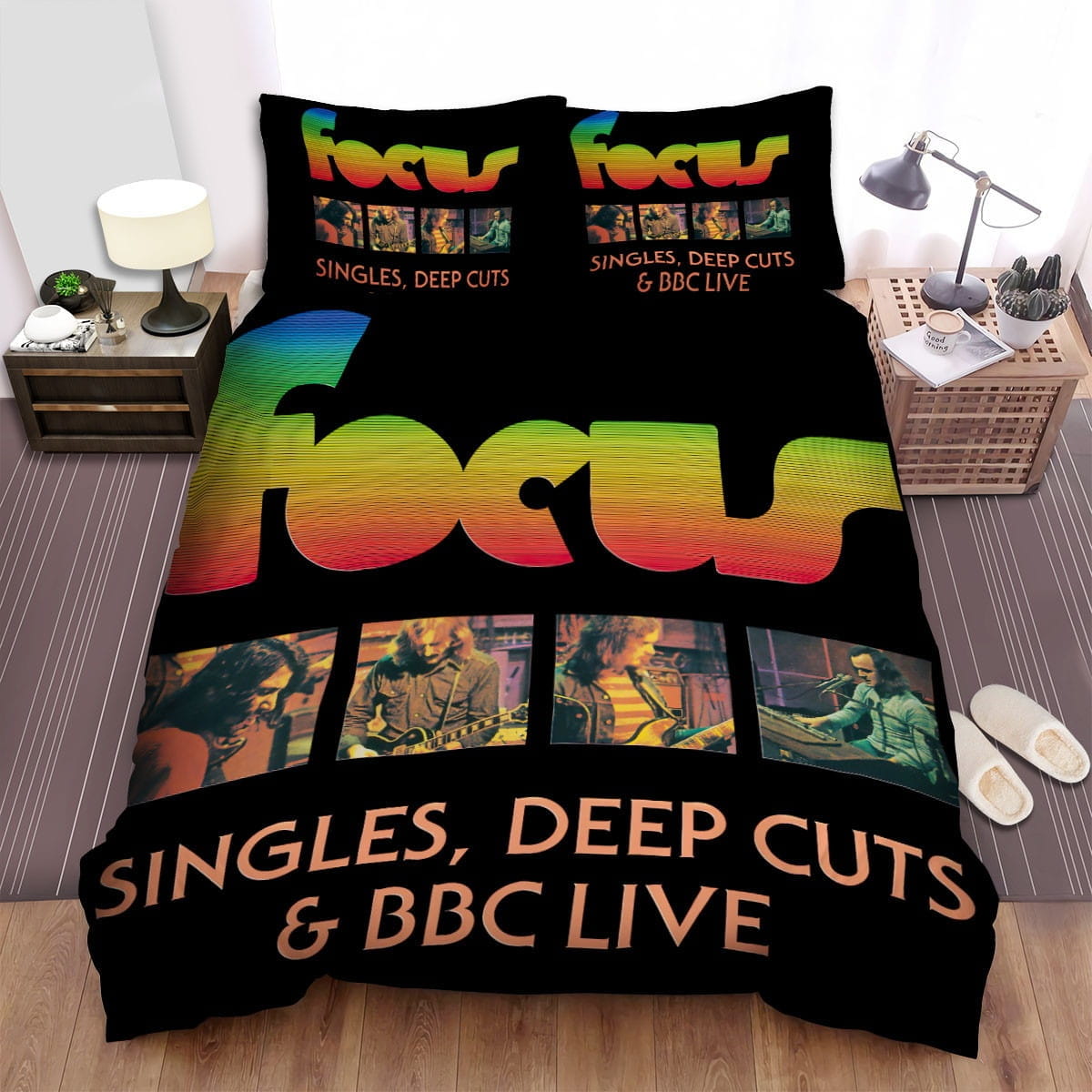 Focus Singles Deep Cuts Bedding Sets Duvet Cover, Flatsheet, Pillowcase For Your Lover