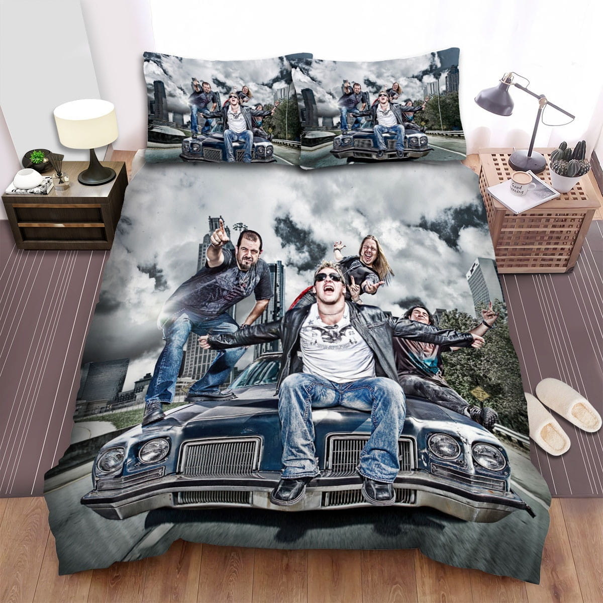 Fozzy Music And Car Bedding Sets, Flatsheet Gift For Wife, Husband, Besties