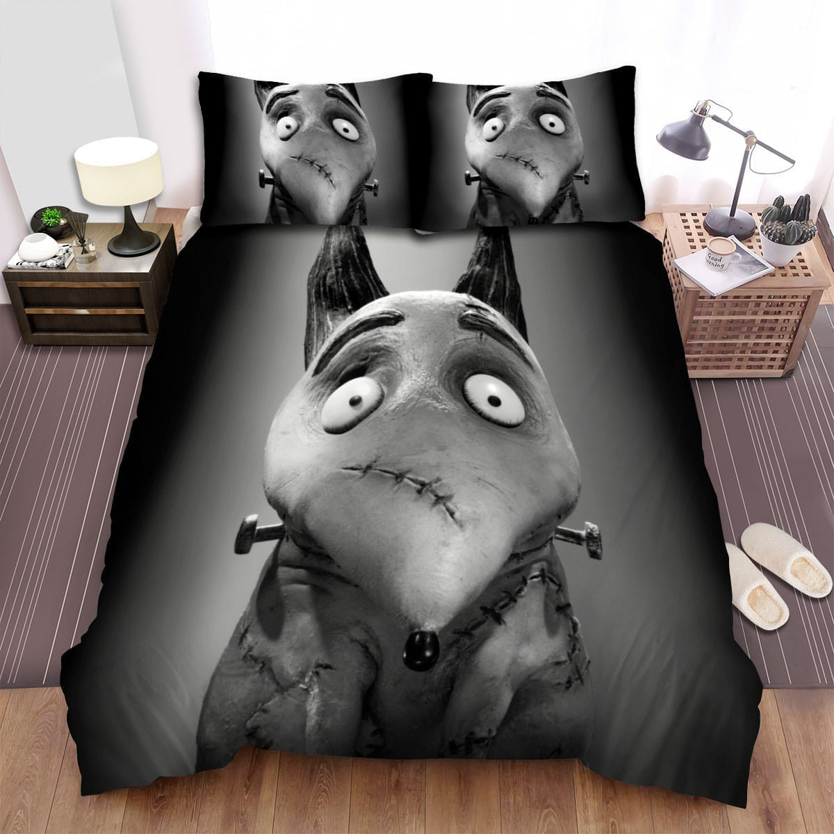 Frankenweenie Dog 2 Bedding Sets Duvet Cover, Flatsheet, Pillowcases Perfect Gift For Fans