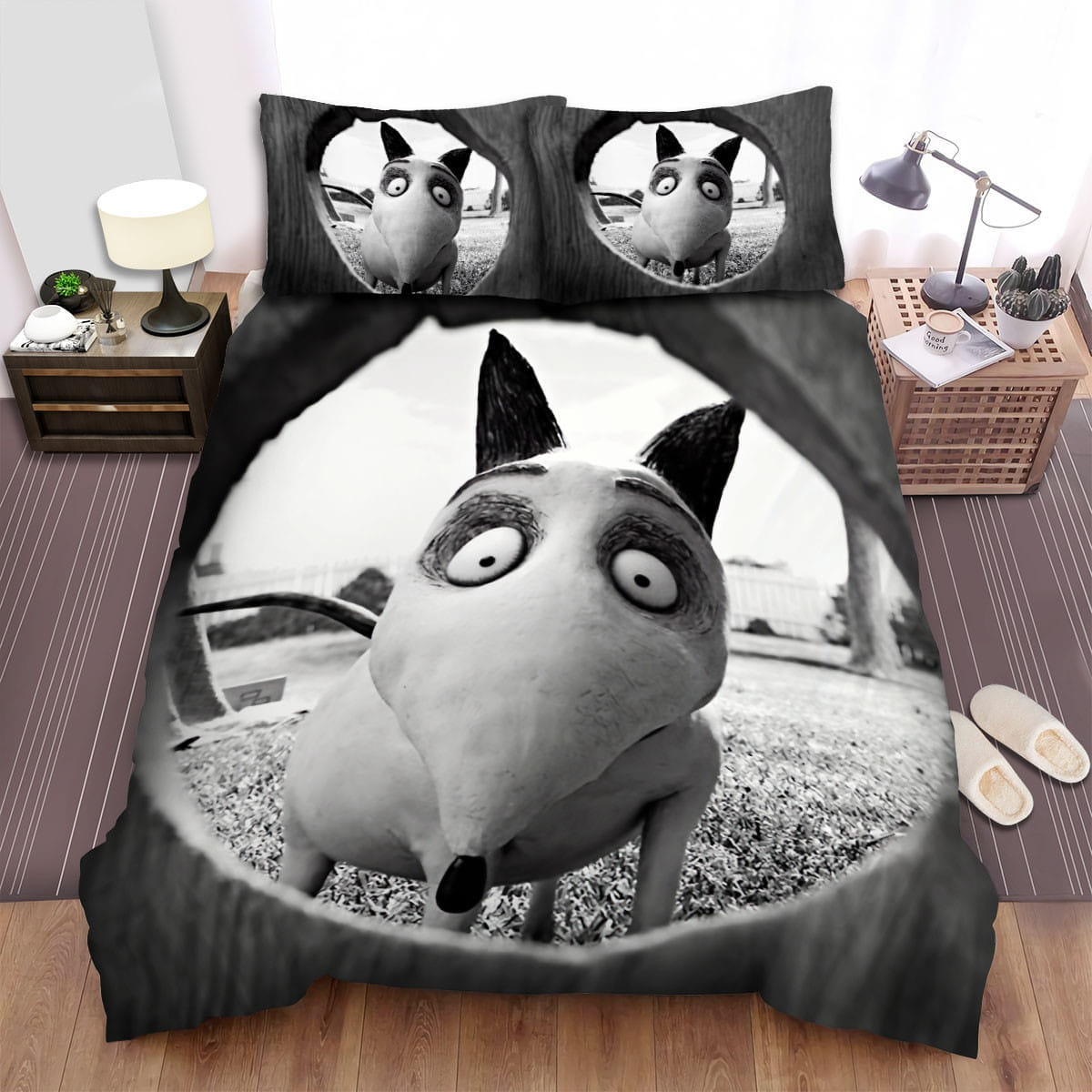 Frankenweenie Hole Bedding Set, Gift For Christmas, Birthday, Thanksgiving