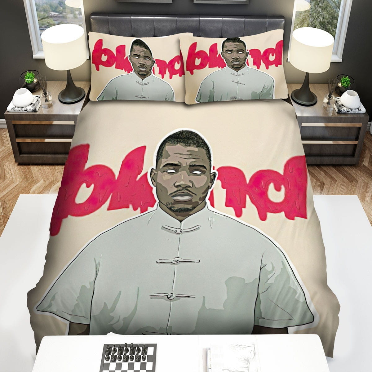 Frank Ocean Blond Art Decorative Bedding Sets with Duvet Cover, Flatsheet, Pillowcases