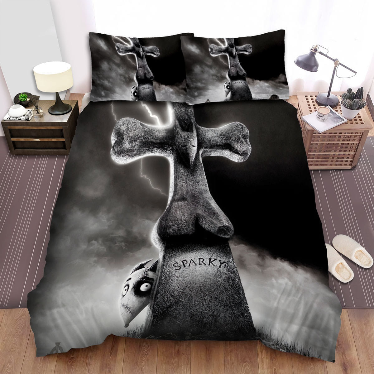Frankenweenie Grave Bedding Set, Gift For Christmas, Birthday, Thanksgiving