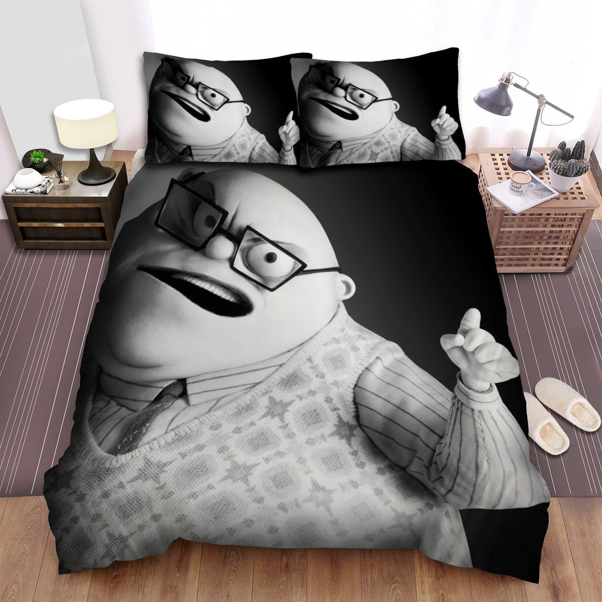Frankenweenie Grumpy Bedding Sets, Flatsheet Gift For Wife, Husband, Besties