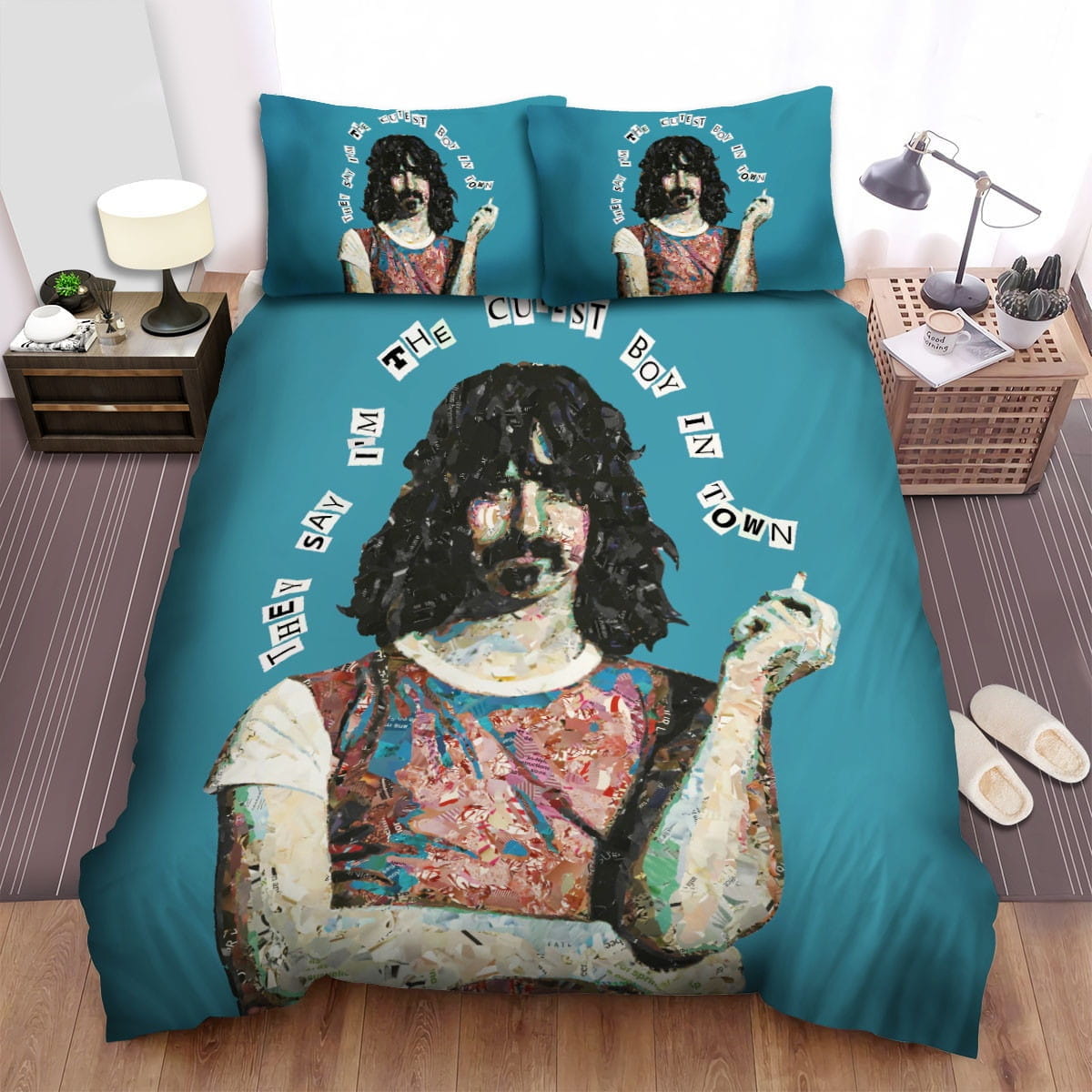 Frank Zappa Bedding Sets, Flatsheet Gift For Christmas, Thanksgiving, Halloween