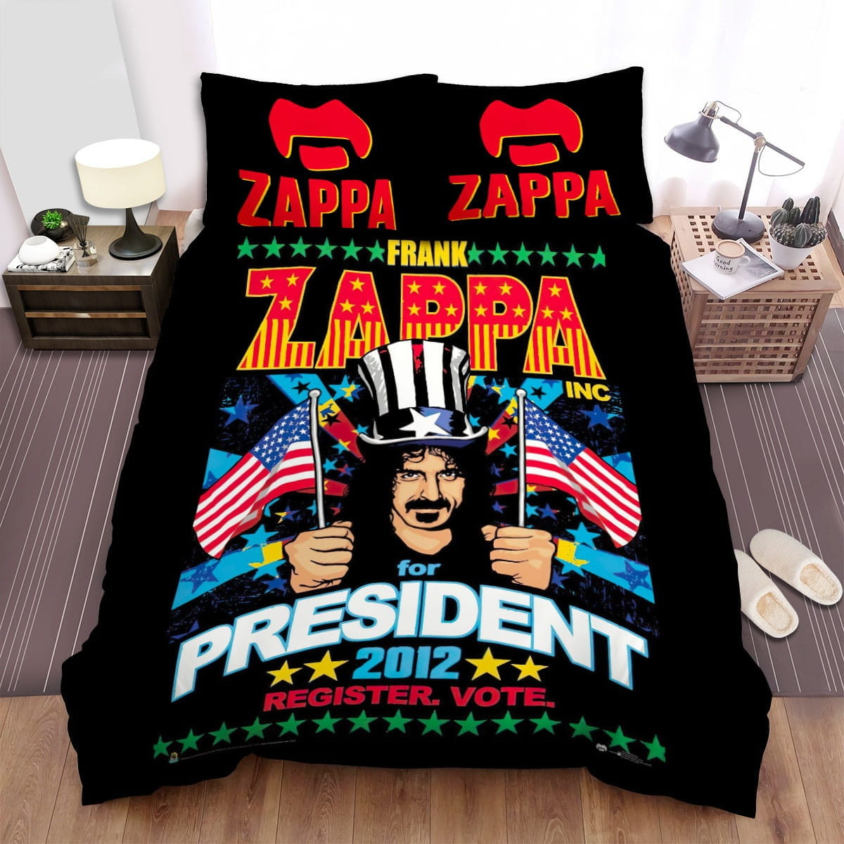 Frank Zappa Bedding Sets Duvet Cover, Flatsheet, Pillowcase For Your Lover