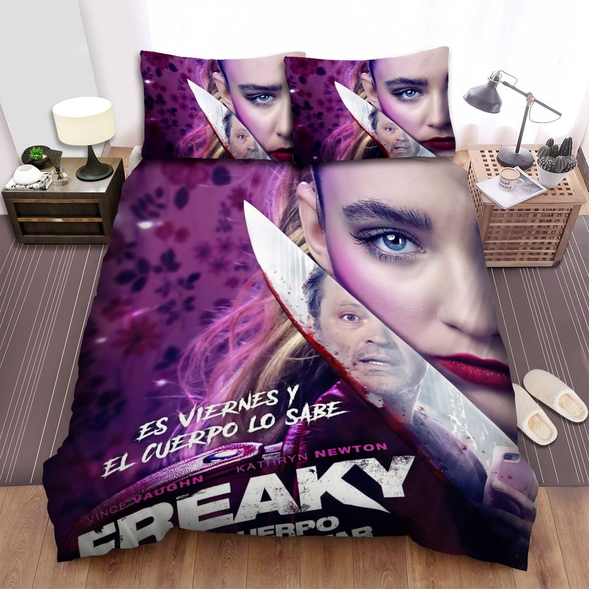 Freaky Movie Poster 2 Decorative Bedding Sets with Duvet Cover, Flatsheet, Pillowcases