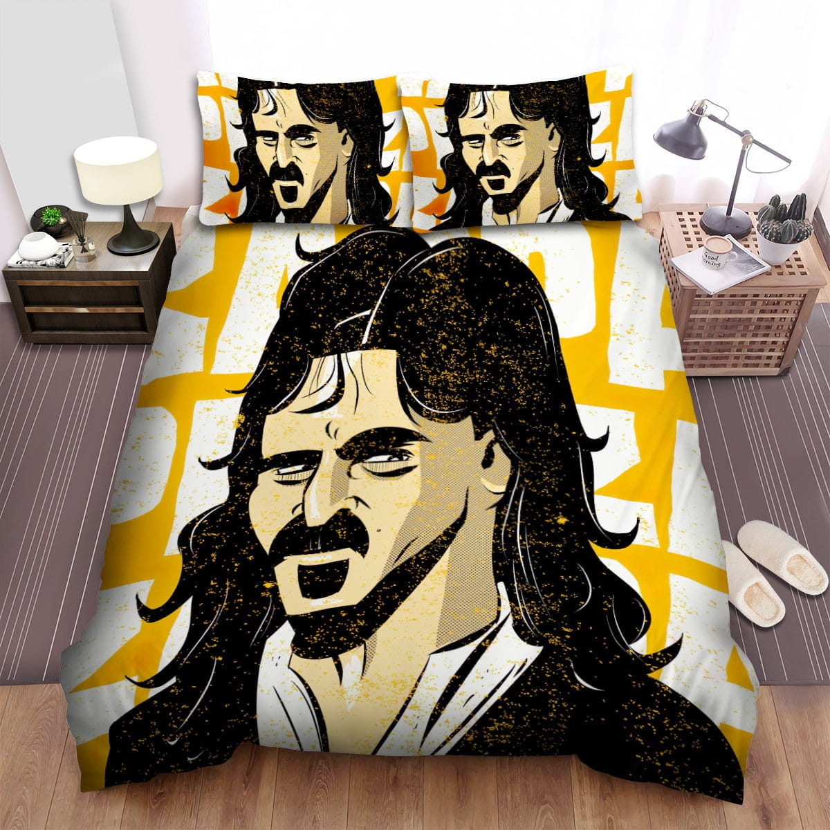 Frank Zappa Bedding Sets, Flatsheet Gift For Wife, Husband, Besties