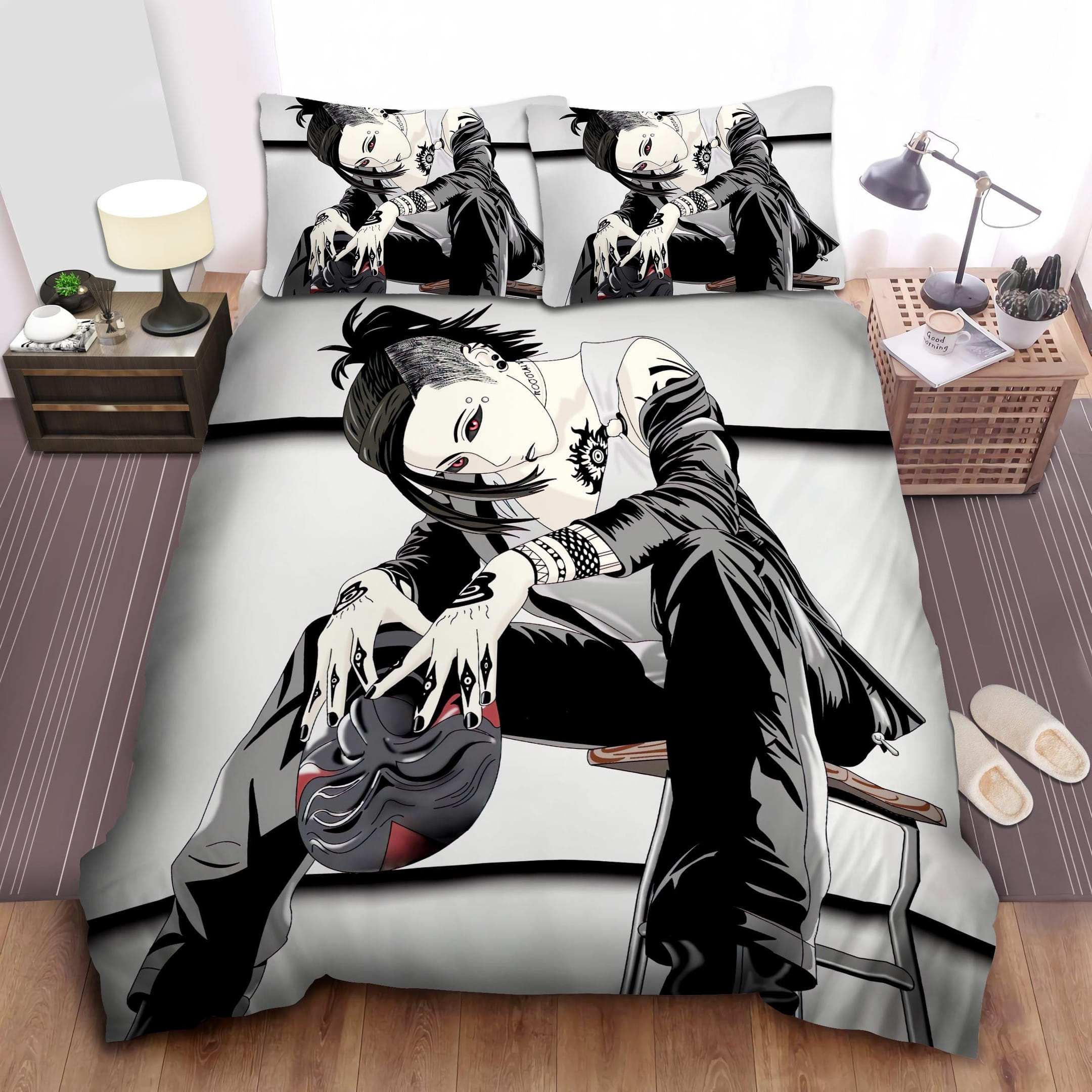 Freaky Uta Decorative Bedding Sets with Duvet Cover, Flatsheet, Pillowcases