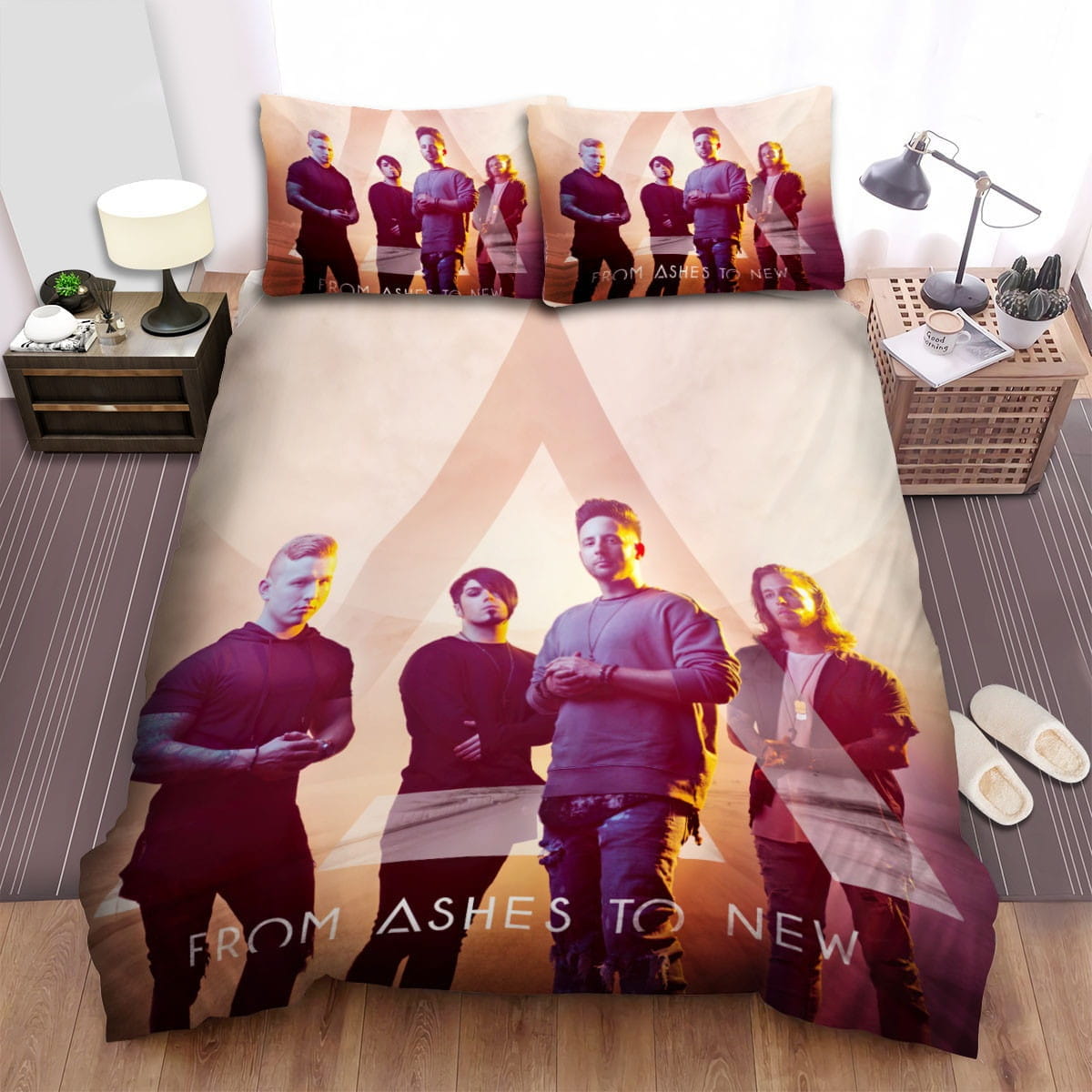 From Ashes To New Bedding Set, Gift For Christmas, Birthday, Thanksgiving