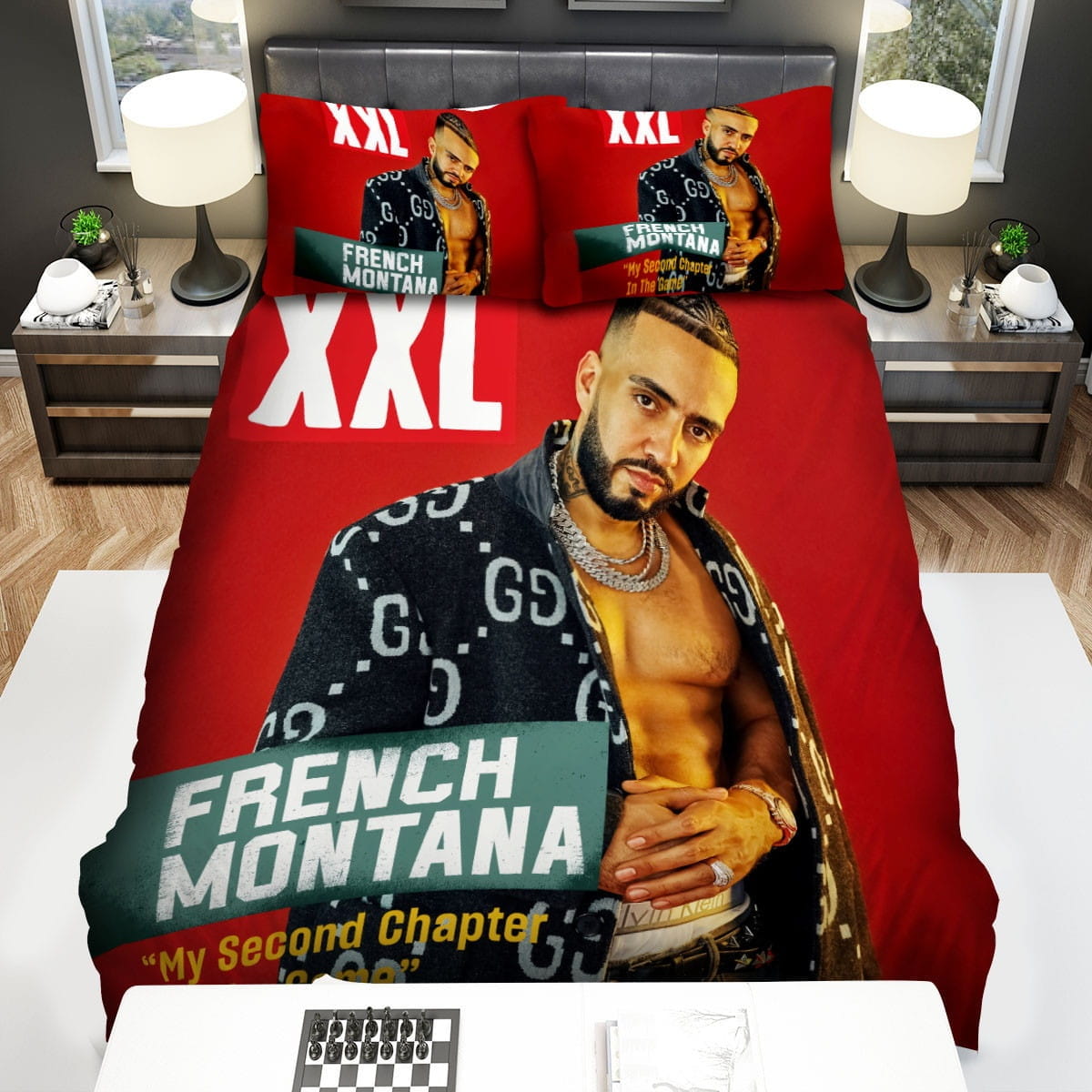 French Montana Xxl Bedding Sets Duvet Cover, Flatsheet, Pillowcase For Your Lover