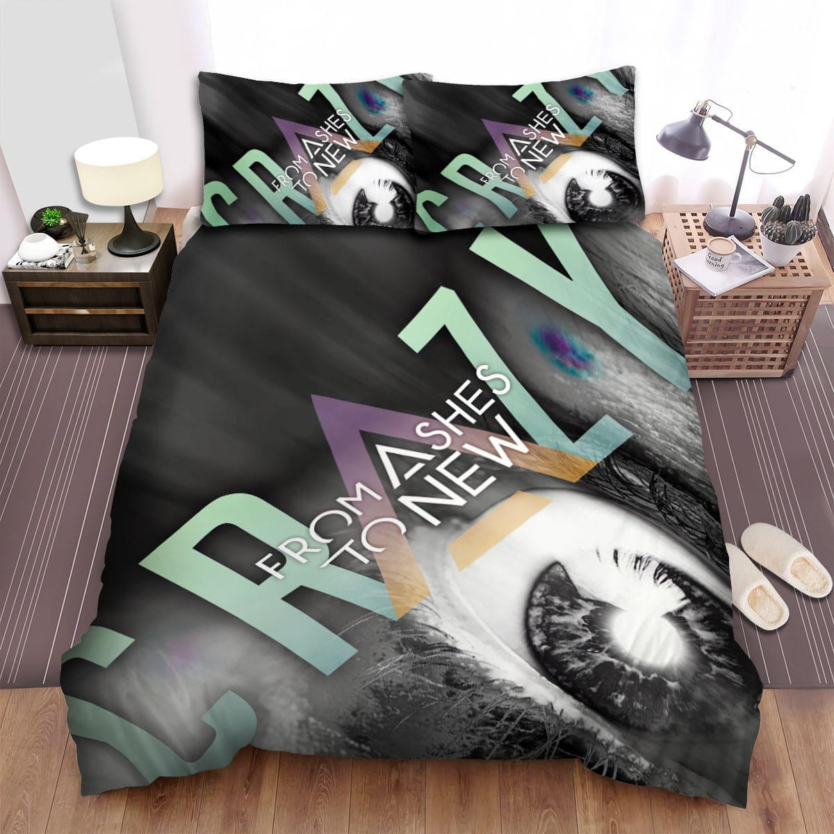 From Ashes To New Crazy Bedding Sets Duvet Cover, Flatsheet, Pillowcase For Your Lover