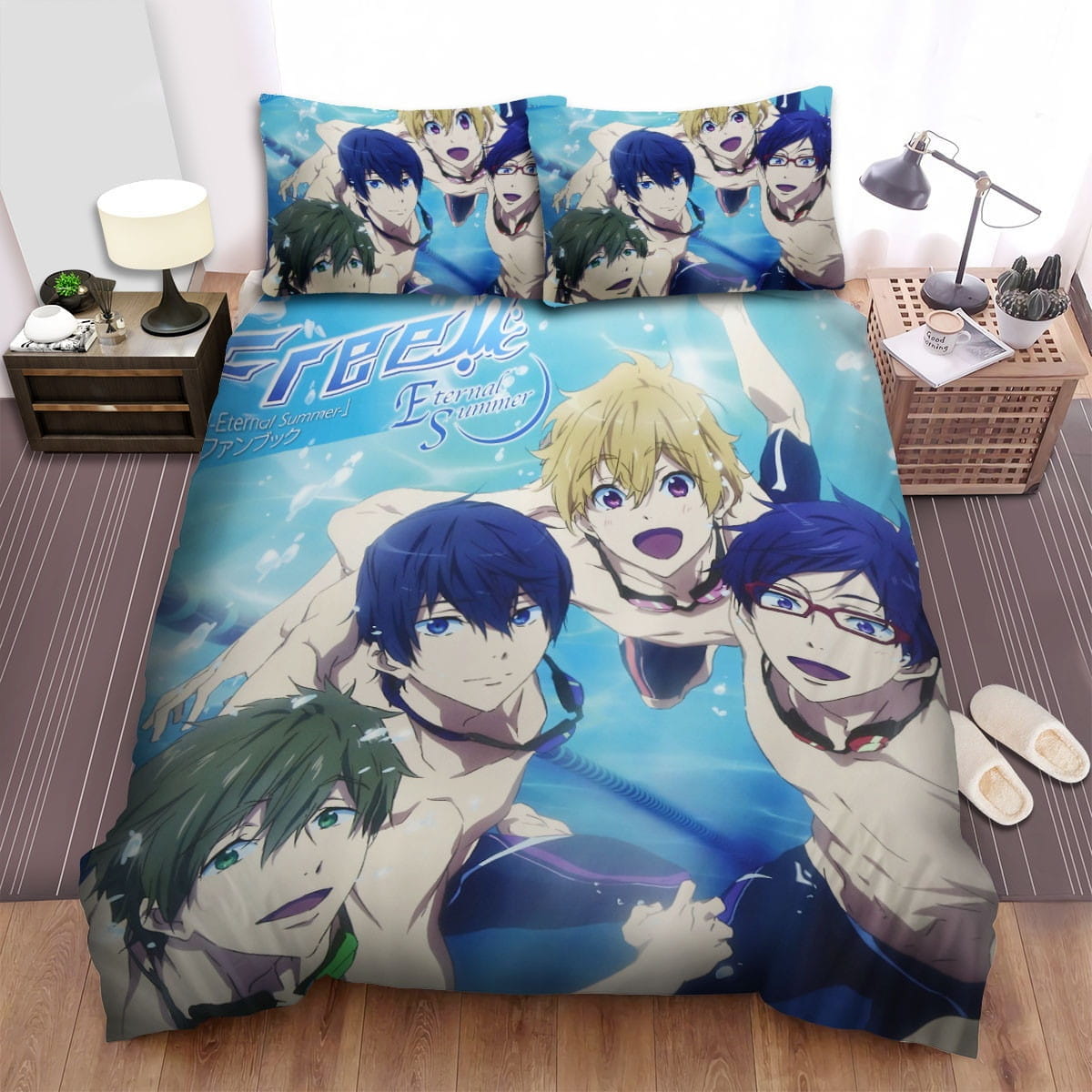 Free! Eternal Summer Decorative Bedding Sets with Duvet Cover, Flatsheet, Pillowcases