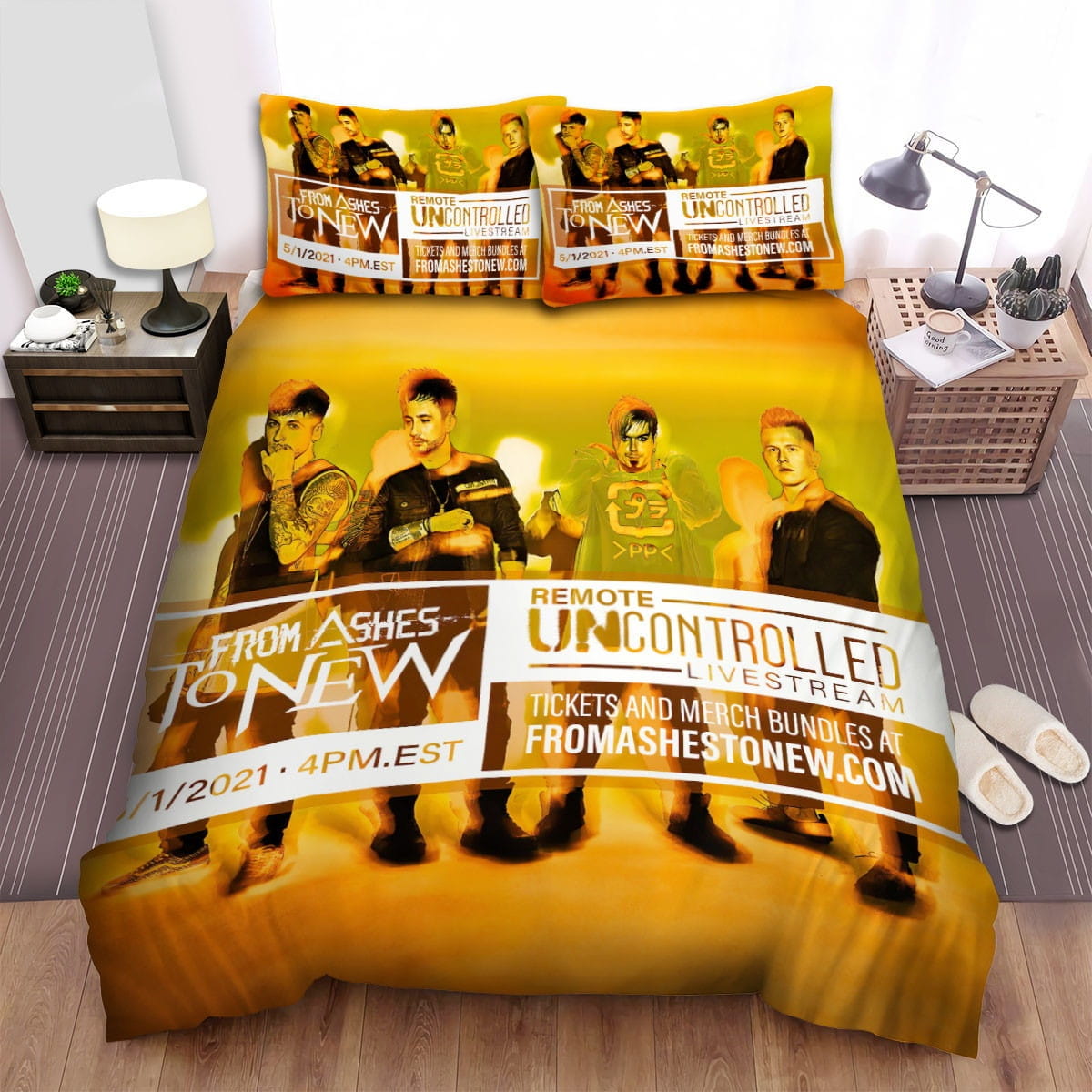 From Ashes To New Bedding Sets Duvet Cover, Flatsheet, Pillowcases Perfect Gift For Fans