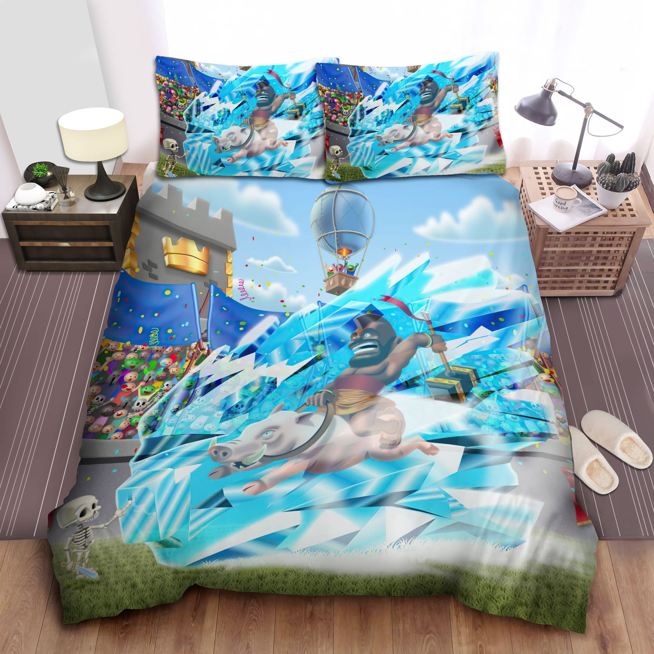 Frozen Hog Rider Decorative Bedding Sets with Duvet Cover, Flatsheet, Pillowcases