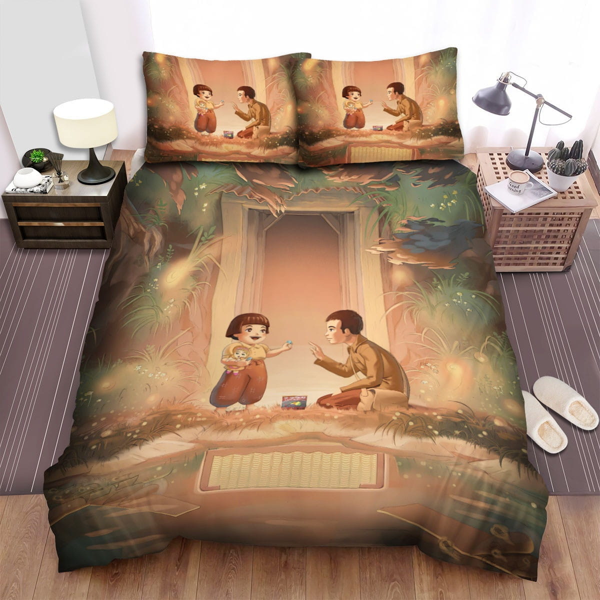 Fruit Candies Artwork Bedding Sets, Flatsheet Gift For Christmas, Thanksgiving, Halloween