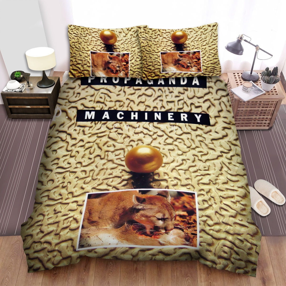 Frozen Faces Propaganda Bedding Sets Duvet Cover, Flatsheet, Pillowcases For Every Bedroom
