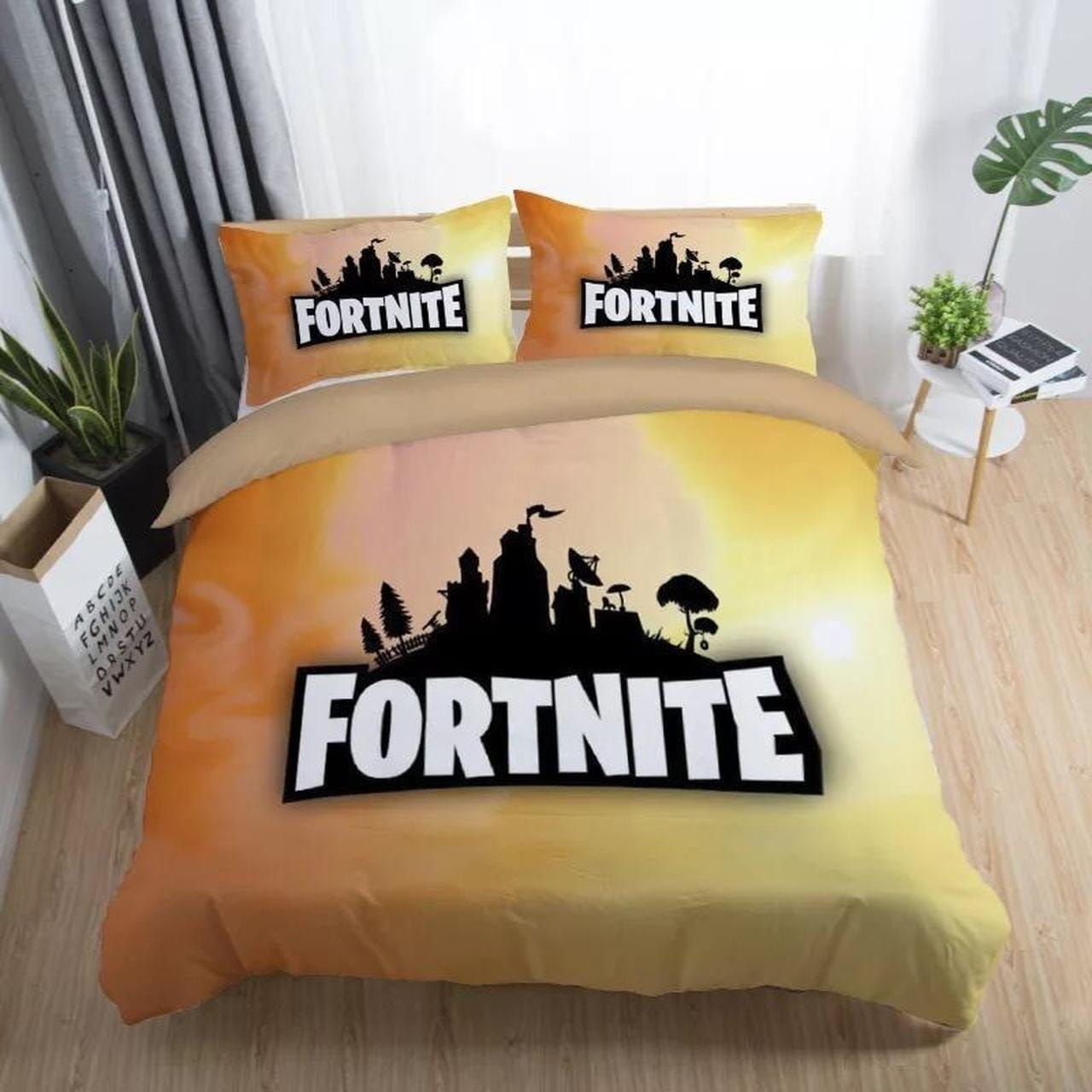Game Fortnite Bedding Sets, Flatsheet Gift For Wife, Husband, Besties