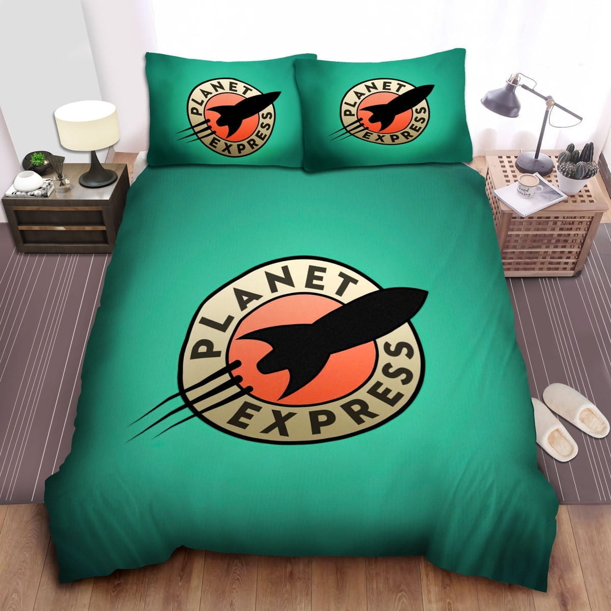 Futurama Planet Express Bedding Sets Duvet Cover, Flatsheet, Pillowcase For Your Lover