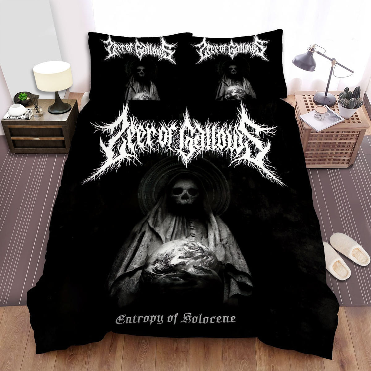 Gallows Band Earth Bedding Set, Gift For Christmas, Birthday, Thanksgiving